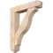 Ekena Millwork Funston Arts and Crafts Smooth Bracket w/ Offset Brace, Douglas Fir, 7 1/2"W x 36"D x 44"H BKT0806X36X44FST03SDF - alternate 1